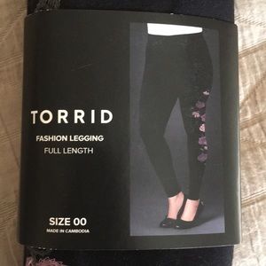 Torrid black with floral